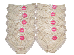 Quần lót Cotton ren Elena - BLOCK 10 CÁI DA